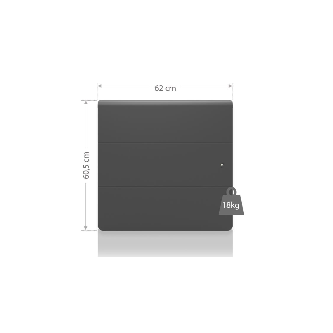 Axiom 1000W antracit fűtőpanel